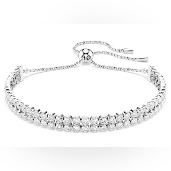 SWAROVSKI Matrix bracelet
Round cut, White, Rhodium plated - Picture 2 of 6